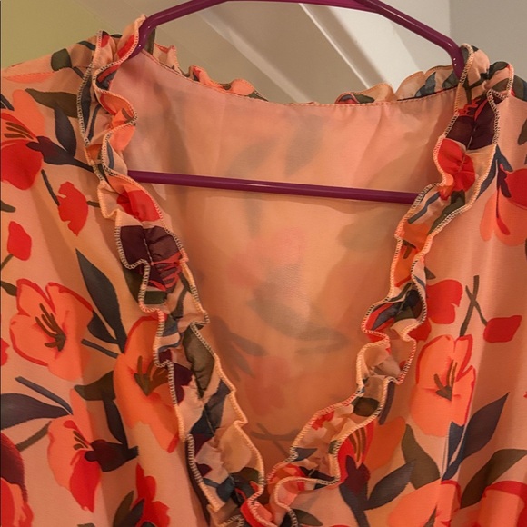 Floral Ruffle Dress - Picture 3 of 4